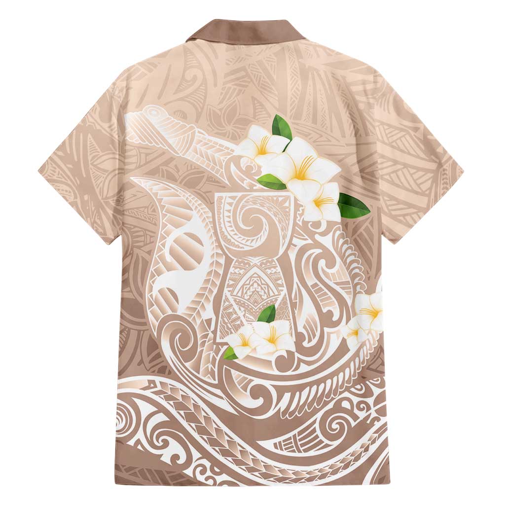 Guam Fishhook Mix Guasali Flowers Family Matching Off Shoulder Maxi Dress and Hawaiian Shirt Dreaming Hazel LT7 - Polynesian Pride