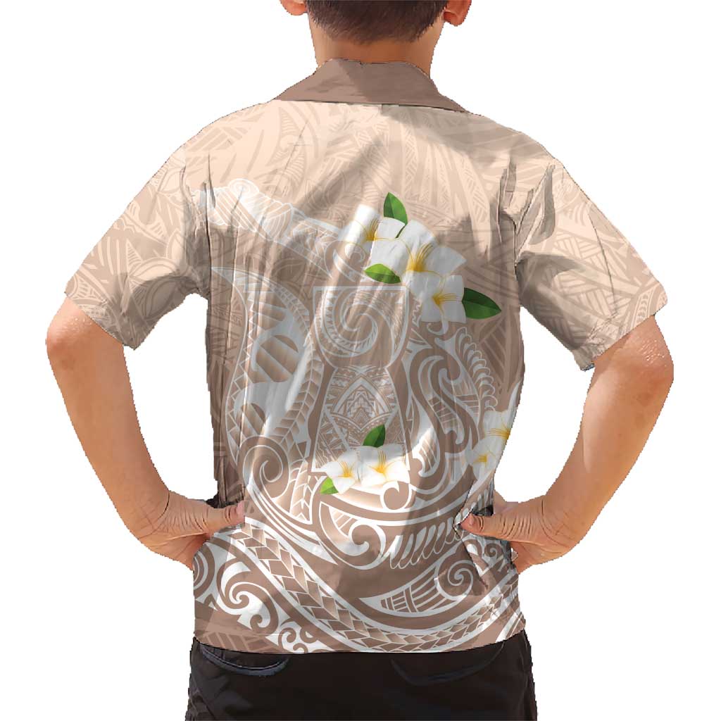 Guam Fishhook Mix Guasali Flowers Family Matching Off Shoulder Short Dress and Hawaiian Shirt Dreaming Hazel LT7 - Polynesian Pride