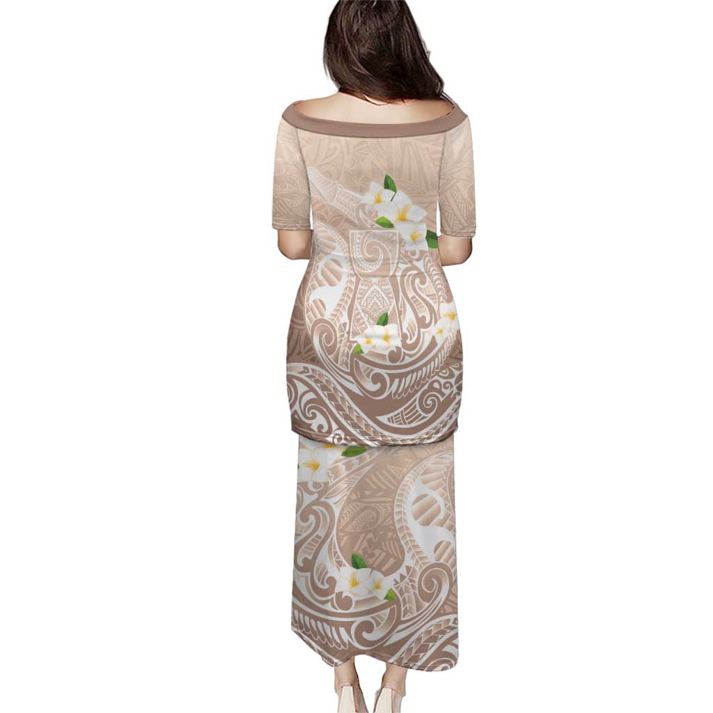 Guam Fishhook Mix Guasali Flowers Family Matching Puletasi and Hawaiian Shirt Dreaming Hazel LT7 - Polynesian Pride