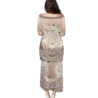 Guam Fishhook Mix Guasali Flowers Family Matching Puletasi and Hawaiian Shirt Dreaming Hazel LT7 - Polynesian Pride