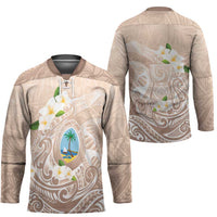 Guam Fishhook Mix Guasali Flowers Hockey Jersey Dreaming Hazel LT7 - Polynesian Pride