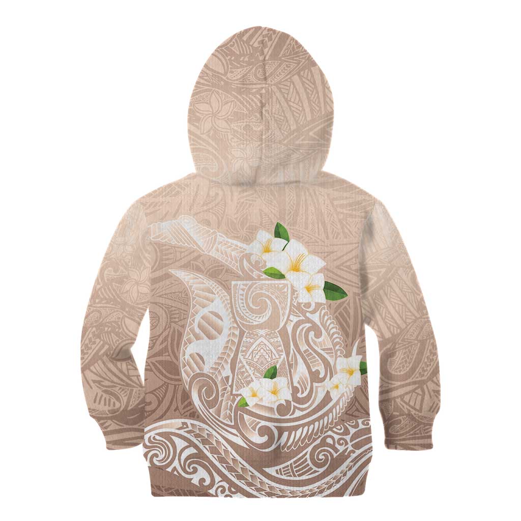 Guam Fishhook Mix Guasali Flowers Kid Hoodie Dreaming Hazel LT7 - Polynesian Pride