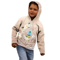 Guam Fishhook Mix Guasali Flowers Kid Hoodie Dreaming Hazel LT7 - Polynesian Pride