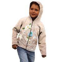 Guam Fishhook Mix Guasali Flowers Kid Hoodie Dreaming Hazel LT7 - Polynesian Pride