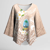 Guam Fishhook Mix Guasali Flowers Kimono Sleeve Blouse Dreaming Hazel