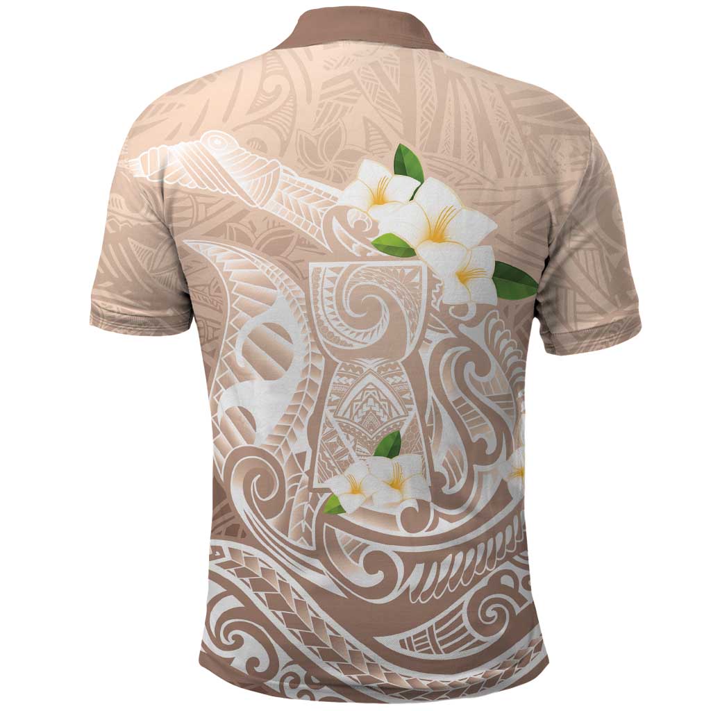 Guam Fishhook Mix Guasali Flowers Polo Shirt Dreaming Hazel