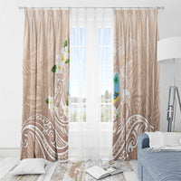Guam Fishhook Mix Guasali Flowers Window Curtain Dreaming Hazel