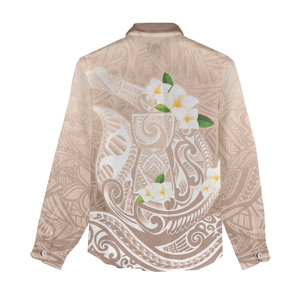 Guam Fishhook Mix Guasali Flowers Women Casual Shirt Dreaming Hazel