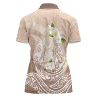 Guam Fishhook Mix Guasali Flowers Women Polo Shirt Dreaming Hazel