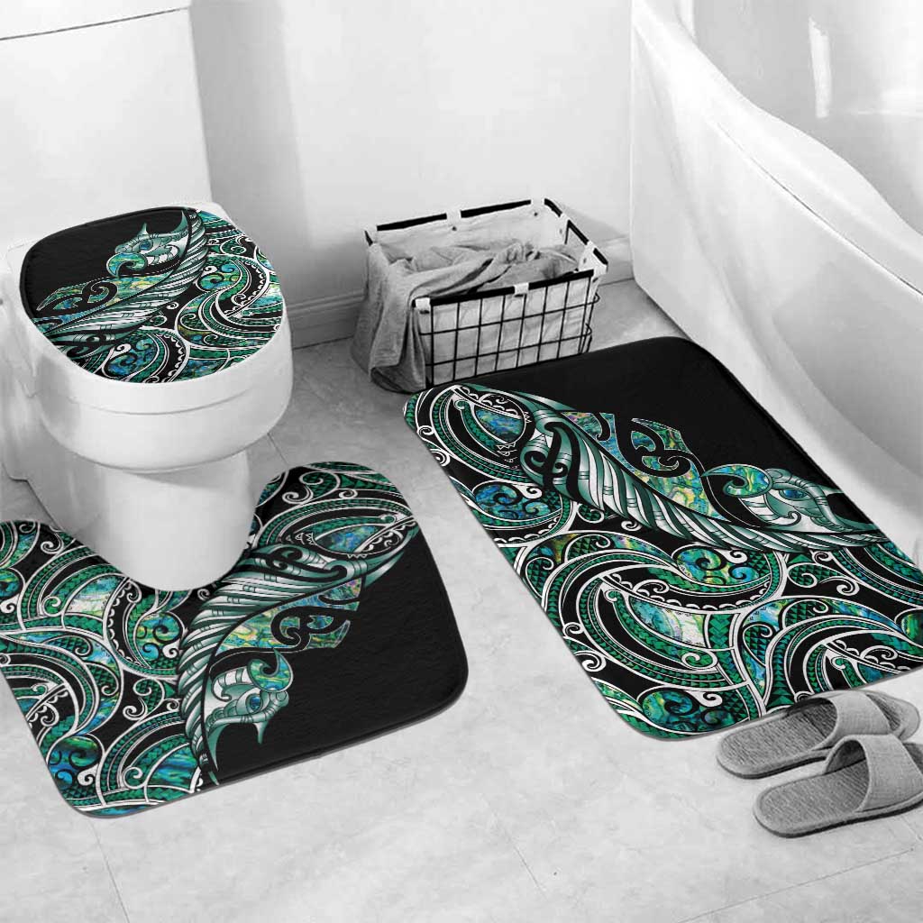 Maori Matariki - Manaia Bathroom Set Emerald Paua Shell