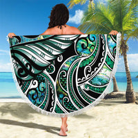 Maori Matariki - Manaia Beach Blanket Emerald Paua Shell