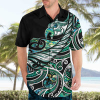 Maori Matariki - Manaia Hawaiian Shirt Emerald Paua Shell