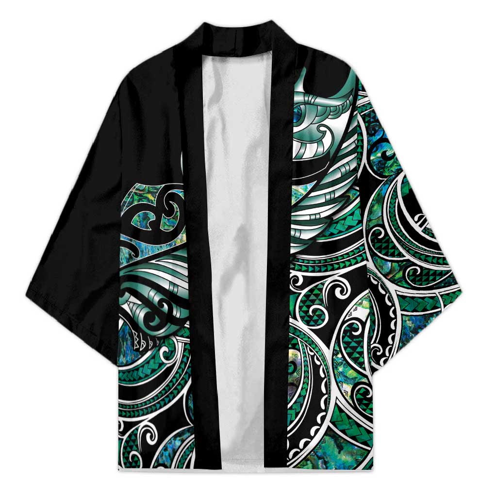 Maori Matariki - Manaia Kimono Emerald Paua Shell