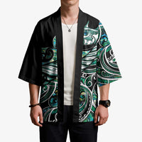 Maori Matariki - Manaia Kimono Emerald Paua Shell
