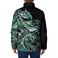 Maori Matariki - Manaia Padded Jacket Emerald Paua Shell