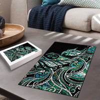 Maori Matariki - Manaia Puzzle Emerald Paua Shell