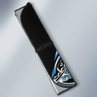 Maori Matariki - Manaia Auto Sun Shade Galaxy Blue Paua Shell
