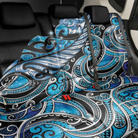 Maori Matariki - Manaia Back Car Seat Cover Galaxy Blue Paua Shell