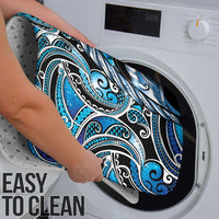 Maori Matariki - Manaia Bathroom Set Galaxy Blue Paua Shell
