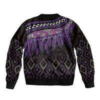 Aotearoa Maori Ngati Porou Iwi Bomber Jacket Korowai Tukutuku Kaokao Motifs LT7 - Polynesian Pride