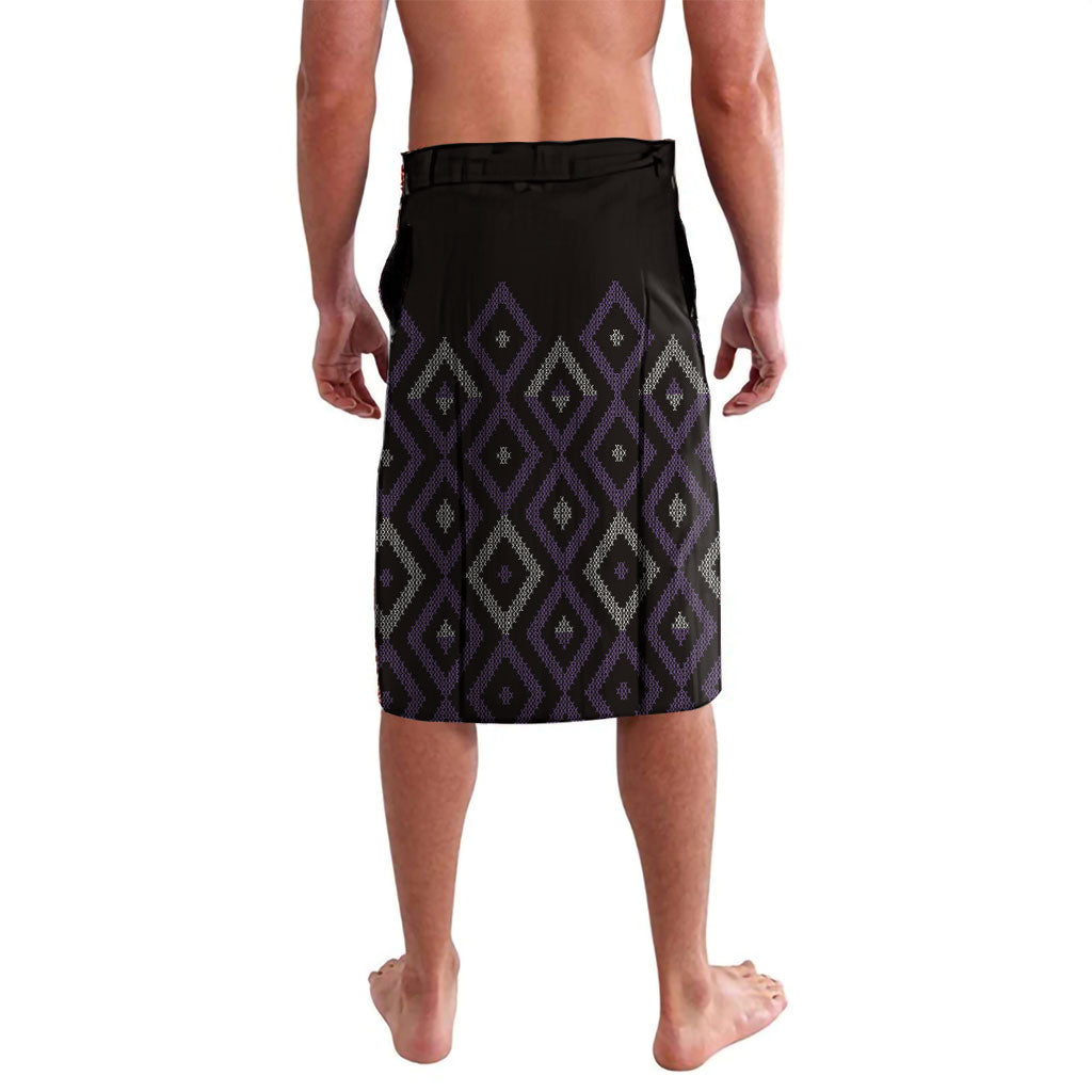 Aotearoa Maori Ngati Porou Iwi Lavalava Korowai Tukutuku Kaokao Motifs LT7 - Polynesian Pride
