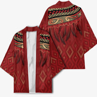 Aotearoa Maori Waikato Tainui Iwi Kimono Korowai Tukutuku Kaokao Motifs LT7 - Polynesian Pride