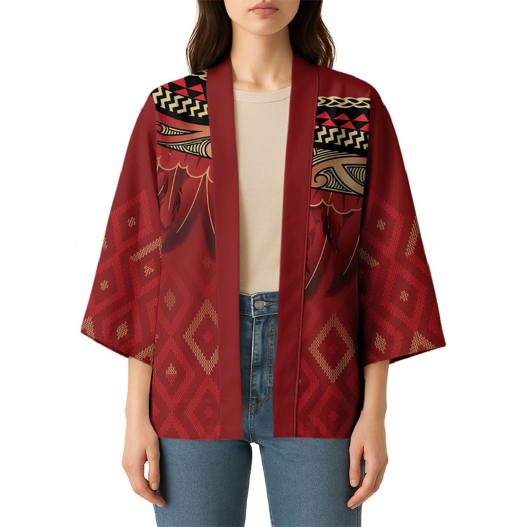 Aotearoa Maori Waikato Tainui Iwi Kimono Korowai Tukutuku Kaokao Motifs LT7 - Polynesian Pride