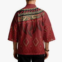 Aotearoa Maori Waikato Tainui Iwi Kimono Korowai Tukutuku Kaokao Motifs LT7 - Polynesian Pride