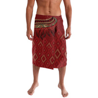 Aotearoa Maori Waikato Tainui Iwi Lavalava Korowai Tukutuku Kaokao Motifs LT7 Red - Polynesian Pride