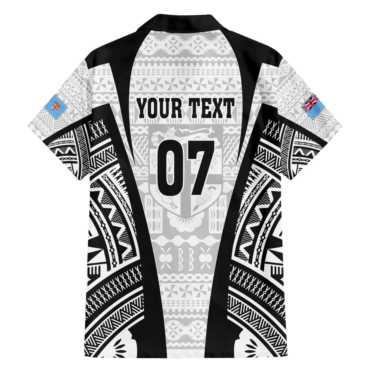 Personalised Fiji Rugby Family Matching Long Sleeve Bodycon Dress and Hawaiian Shirt 2023 World Cup History Makers - White Ver LT7 - Polynesian Pride
