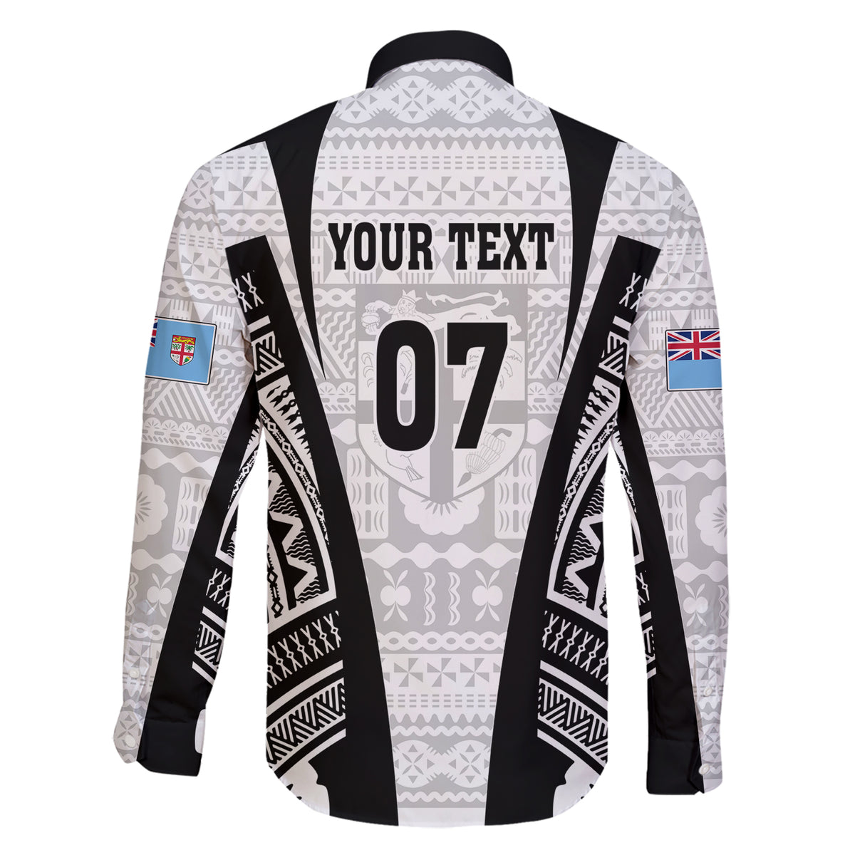 Personalised Fiji Rugby Family Matching Short Sleeve Bodycon Dress and Hawaiian Shirt 2023 World Cup History Makers - White Ver LT7 - Polynesian Pride