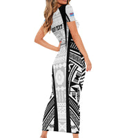 personalised-fiji-rugby-short-sleeve-bodycon-dress-2023-world-cup-history-makers-white-ver