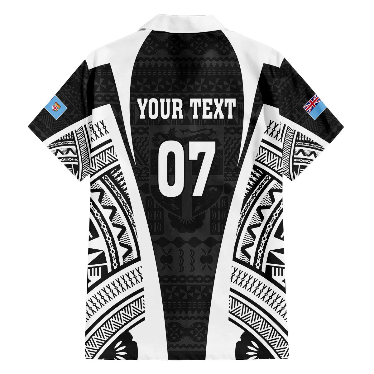 Personalised Fiji Rugby Family Matching Long Sleeve Bodycon Dress and Hawaiian Shirt 2023 World Cup History Makers - Black Ver LT7 - Polynesian Pride
