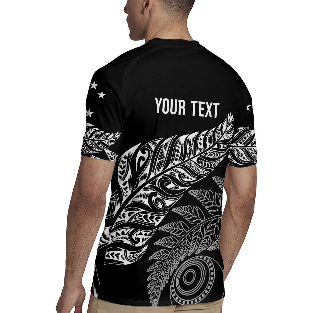 Aotearoa Personalized Lawn Bowls Maori Rugby Jersey New Zealand Black Tribal Silver Fern LT7 - Polynesian Pride