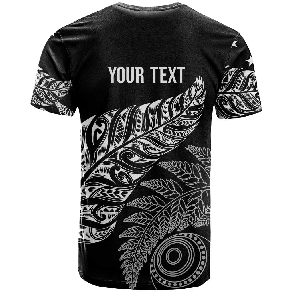 Aotearoa Personalized Lawn Bowls Maori T Shirt New Zealand Black Tribal Silver Fern LT7 - Polynesian Pride