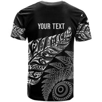 Aotearoa Personalized Lawn Bowls Maori T Shirt New Zealand Black Tribal Silver Fern LT7 - Polynesian Pride