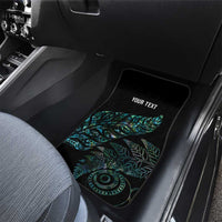 Aotearoa Personalized Lawn Bowls Maori Car Mats New Zealand Paua Shell Tribal Silver Fern LT7 - Polynesian Pride