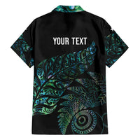Aotearoa Personalized Lawn Bowls Maori Family Matching Mermaid Dress and Hawaiian Shirt New Zealand Paua Shell Tribal Silver Fern LT7 - Polynesian Pride