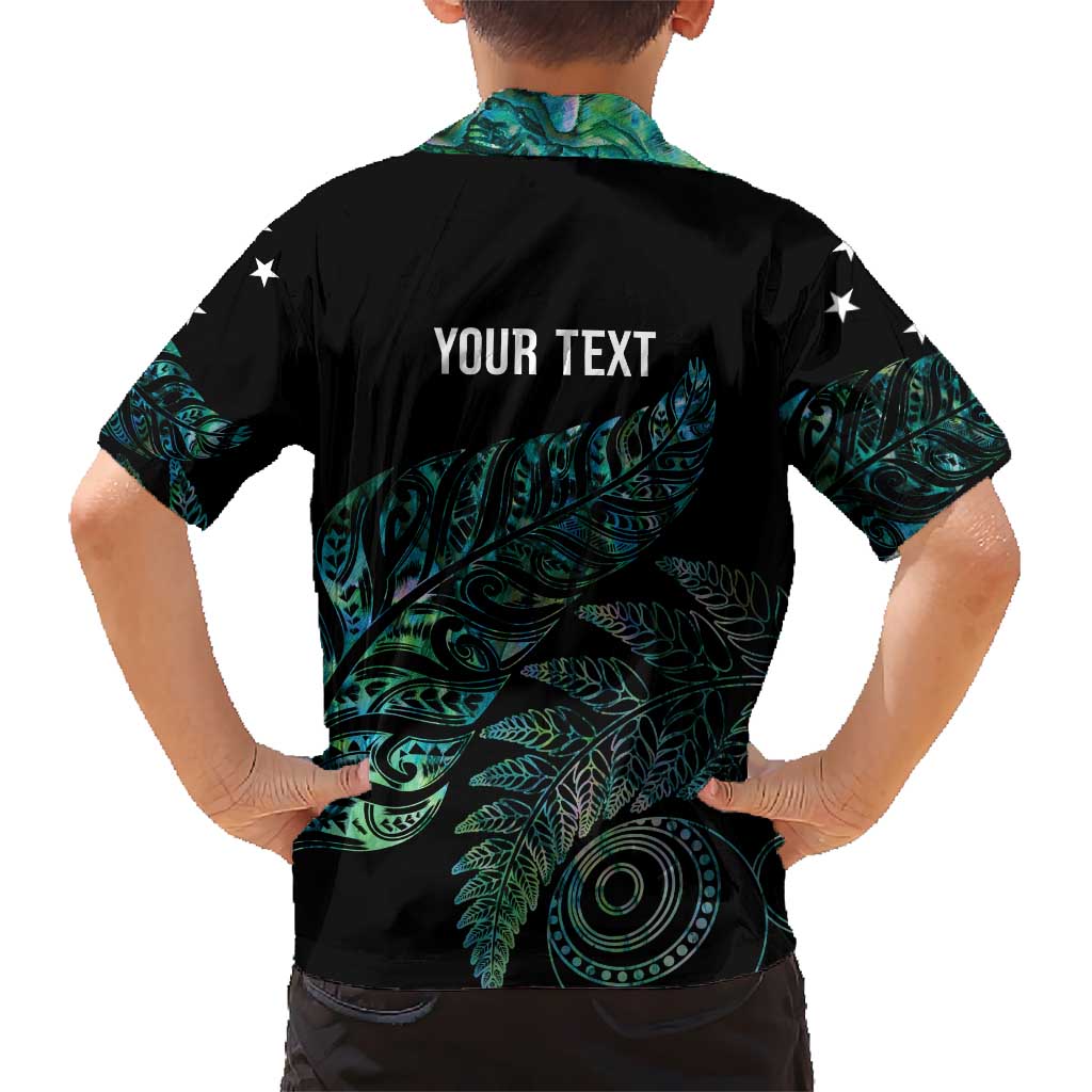 Aotearoa Personalized Lawn Bowls Maori Family Matching Tank Maxi Dress and Hawaiian Shirt New Zealand Paua Shell Tribal Silver Fern LT7 - Polynesian Pride
