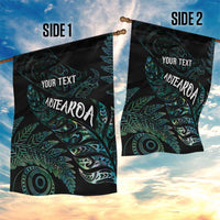Aotearoa Personalized Lawn Bowls Maori Garden Flag New Zealand Paua Shell Tribal Silver Fern LT7 - Polynesian Pride