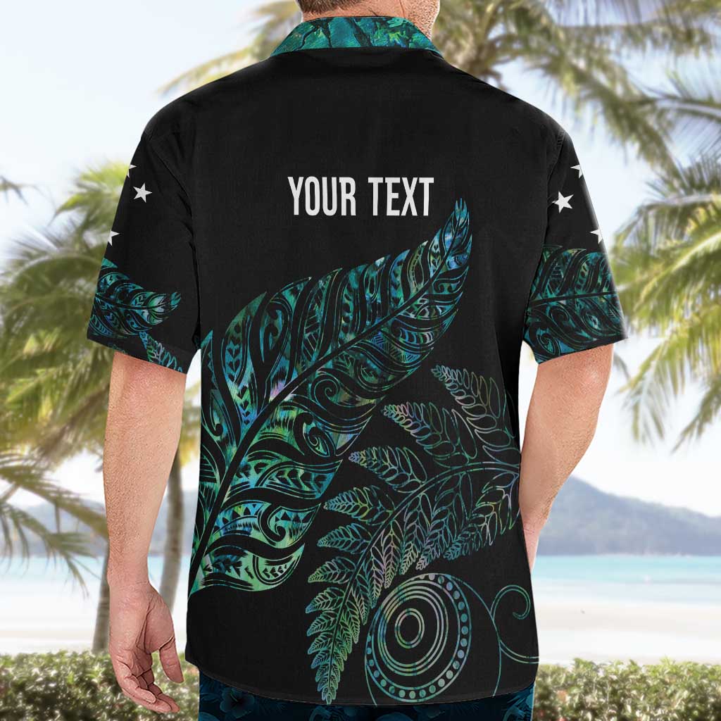 Aotearoa Personalized Lawn Bowls Maori Hawaiian Shirt New Zealand Paua Shell Tribal Silver Fern LT7 - Polynesian Pride