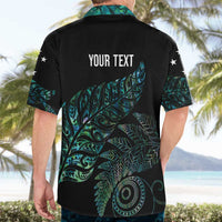 Aotearoa Personalized Lawn Bowls Maori Hawaiian Shirt New Zealand Paua Shell Tribal Silver Fern LT7 - Polynesian Pride