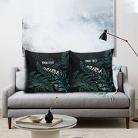 Aotearoa Personalized Lawn Bowls Maori Pillow Cover New Zealand Paua Shell Tribal Silver Fern LT7 - Polynesian Pride