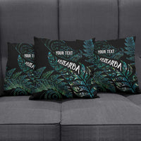 Aotearoa Personalized Lawn Bowls Maori Pillow Cover New Zealand Paua Shell Tribal Silver Fern LT7 - Polynesian Pride