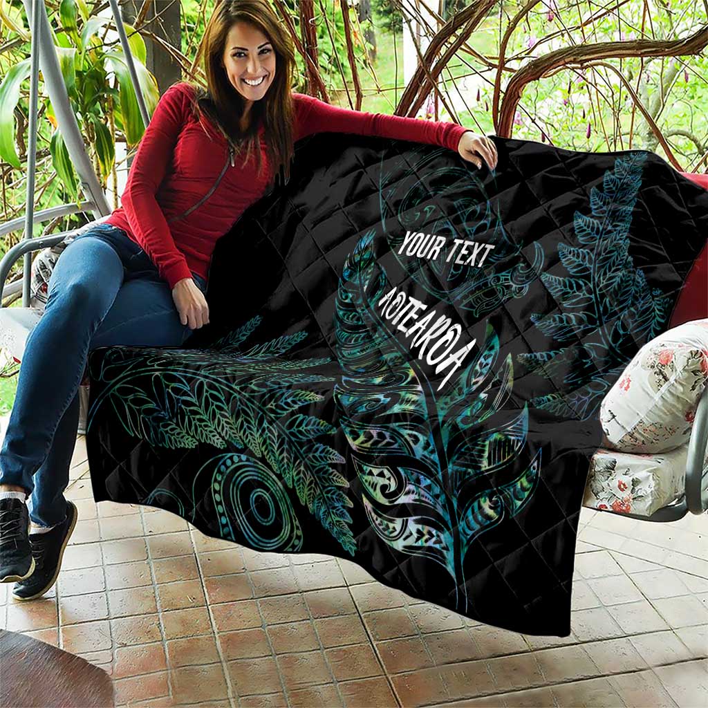 Aotearoa Personalized Lawn Bowls Maori Quilt New Zealand Paua Shell Tribal Silver Fern LT7 - Polynesian Pride