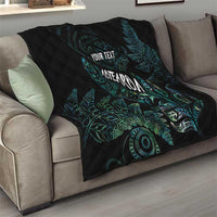 Aotearoa Personalized Lawn Bowls Maori Quilt New Zealand Paua Shell Tribal Silver Fern LT7 - Polynesian Pride
