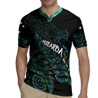 Aotearoa Personalized Lawn Bowls Maori Rugby Jersey New Zealand Paua Shell Tribal Silver Fern LT7 - Polynesian Pride