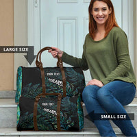 Aotearoa Personalized Lawn Bowls Maori Travel Bag New Zealand Paua Shell Tribal Silver Fern LT7 - Polynesian Pride