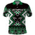 Personalised Taniko Motifs Aotearoa Polo Shirt Waitangi Kowhaiwhai Kiwi - Green