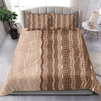 Vintage Beige Hawaiian Traditional Kapa Mix Flowers Lei Bedding Set